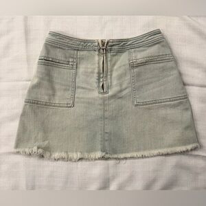 Abercrombie & Fitch Light color Jean Mini Skirt